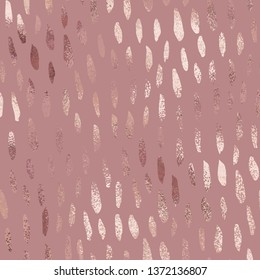 Rose gold. Abstract elegant background with metallic effect. Imitation of the foil texture. Vector illustration