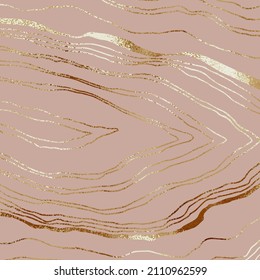 Rose gold. Abstract pattern with rose gold texture. Vector background