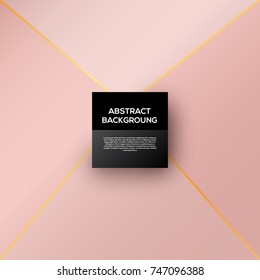 rose gold background. Stock vector eps 10