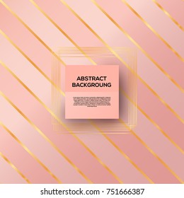 rose gold background. Stock vector eps 10