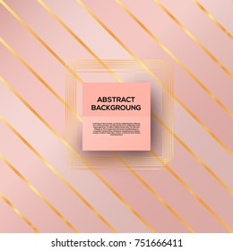 rose gold background. Stock vector eps 10