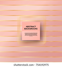 rose gold background. Stock vector eps 10