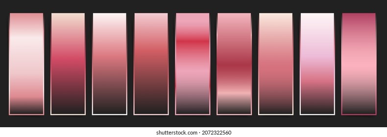 Rose gold blurred gradient collection. Vibrant soft blurry premium pink gradients for modern gentle design in black and pink colors. Lovely romantic rose golden gradient set palette. - Powered by Shutterstock - Get 15% off with code: PIKWIZARD15