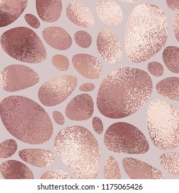 Rose gold. Elegant texture with an abstract pattern for the design of invitations, cards and covers