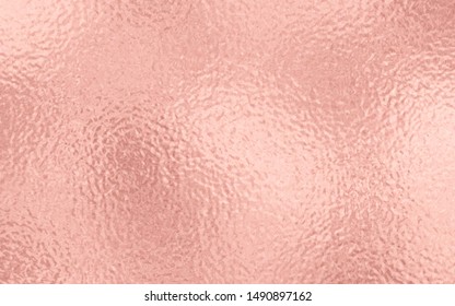 Rose gold foil texture background. Gold pink surface sparkle glossy backdrop. can be used wall paper decoration element. - Vector