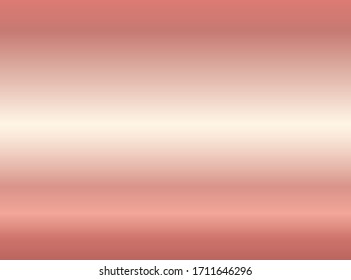 Rose Gold foil texture background. Realistic golden vector elegant, shiny and metal gradient template for gold border, frame and ribbon design.