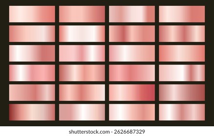 Rose Gold Gradient Background – Elegant and Soft Metallic Design