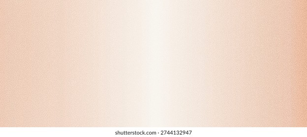 Rose gold, and grain gradient with a gritty texture and subtle noise. Peach pink background through beige, cream, and soft pastel gradation. A dreamy, luxurious aesthetic vector creamy plain gradient.