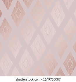 Rose gold. Hand drawing. Abstract decorative background with imitation of rose gold