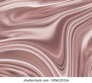 Textura de tinta líquida de oro rosa.  