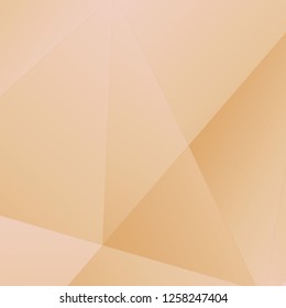 Rose gold luxury background. Vector polygon abstract polygonal geometric triangle background. Diamond peach jewelry. 