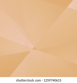 Rose gold luxury background. Vector polygon abstract polygonal geometric triangle background. Diamond peach jewelry. Low poly illustration. Abstract geometric polygonal shape. Summer bright orange.