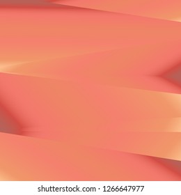 Rose gold luxury background. Vector polygon abstract polygonal geometric triangle background. Diamond peach jewelry. Low poly illustration. Abstract geometric polygonal shape. Summer bright orange.
