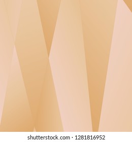 Rose gold luxury background. Vector polygon abstract polygonal geometric triangle background. Diamond peach jewelry. Low poly illustration. Abstract geometric polygonal shape. Summer bright orange.