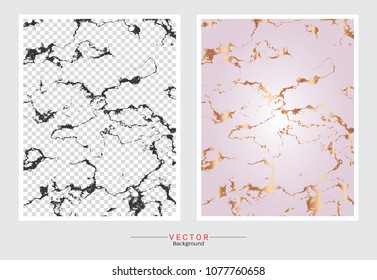 Rose gold marble texture background, Premium and luxury for your design cards, wedding or invitation, web banner, cover template, pattern and wallpaper (Vector EPS10, Fully editable color change)