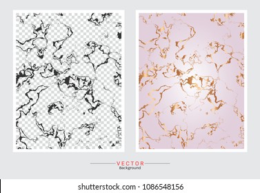 Rose gold marble texture background, Premium and luxury for your design cards, wedding or invitation, web banner, cover template, pattern and wallpaper (Vector EPS10, Fully editable color change)
