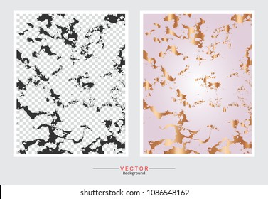 Rose gold marble texture background, Premium and luxury for your design cards, wedding or invitation, web banner, cover template, pattern and wallpaper (Vector EPS10, Fully editable color change)