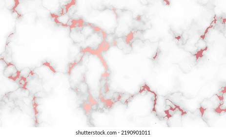 Rose gold marble texture background. Abstract backdrop of marble granite stone. Vector illustration