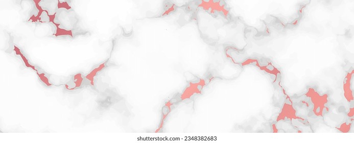 Rose gold marble texture background. Abstract backdrop of marble granite stone. Vector illustration