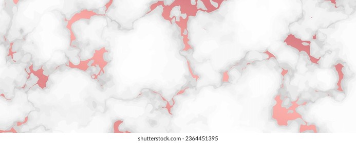 Rose gold marble texture background. Abstract backdrop of marble granite stone. Vector illustration