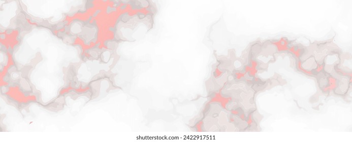 Rose gold marble texture background. Abstract backdrop of marble granite stone. Vector illustration