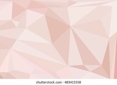 Rose gold polygon background