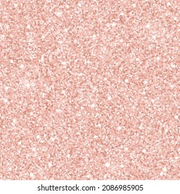 Rose gold shiny glitter seamless pattern. Vector