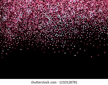 Similar Images, Stock Photos & Vectors of Rose Gold sparkles on black ...