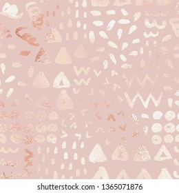 Rose gold. Vector abstract background. Elegant illustration for cover design, sales.