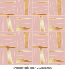 Rose gold. Vector abstract seamless pattern with rose gold texture imitation. Seamless pattern for printing on packaging, wrapping paper, covers