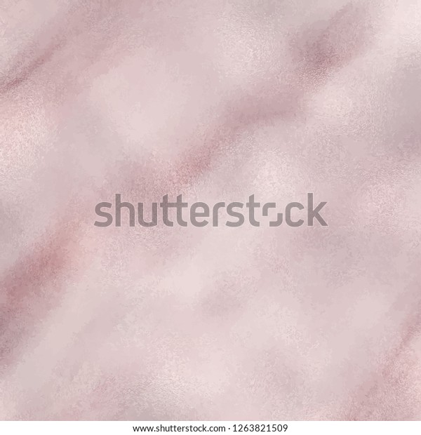 Rose Gold Watercolor Foil Background Hand Stock Vector Royalty