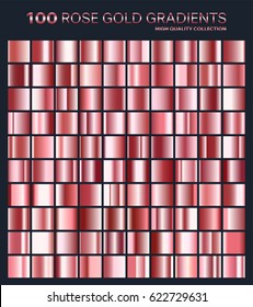 Rose gold,pink,red gradient,metal texture,pattern.High quality gradients collection with 100 different colors.Shiny metallic background.Suitable for text ,mockup,banner, ribbon or ornament.