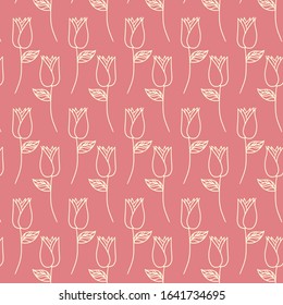 rose hand drawn pattern template vector