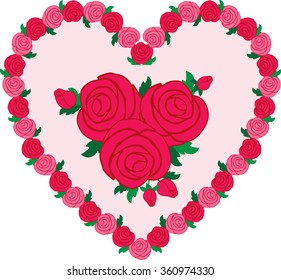 rose heart valentine