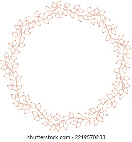 Vector aislado de cadera rosa