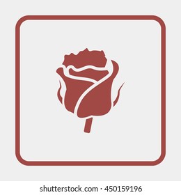 Rose icon.