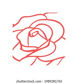 Rose icon design template vector illustration