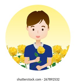 Rose icon Father's Day