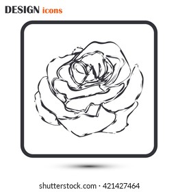 rose icon Line icon