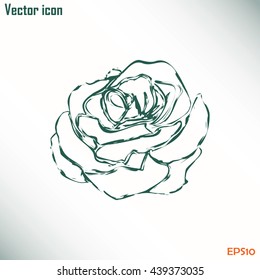 rose icon Line icon