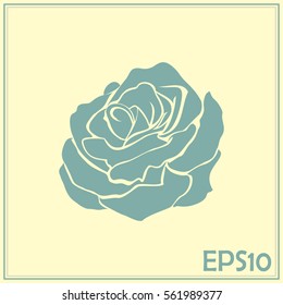 rose icon Line icon