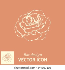 rose icon Line icon