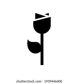 rose icon or logo isolated sign symbol vector illustration - high quality black style vector icons
