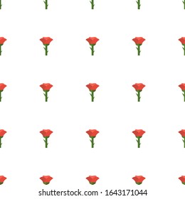 patrón de icono de rosa perfectamente aislado en fondo blanco. Icono de rosa plana editable. icono de rosa para web y móvil.