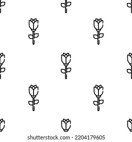 rosarotes Symbol-Muster. Nahtlose Rosenmuster auf weißem Hintergrund.