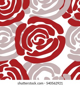 Rose icon seamless