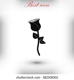 rose icon vector