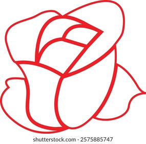 Rose icon vector art single symbols