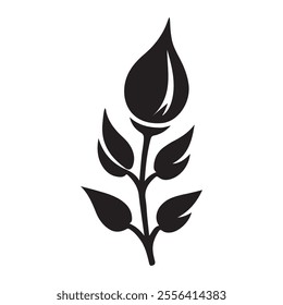 Rose icon vector. flower illustration image or symbol.