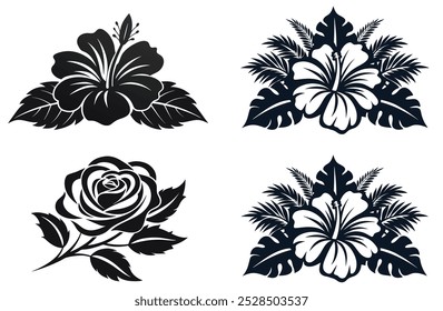 The Rose icon vector illustration